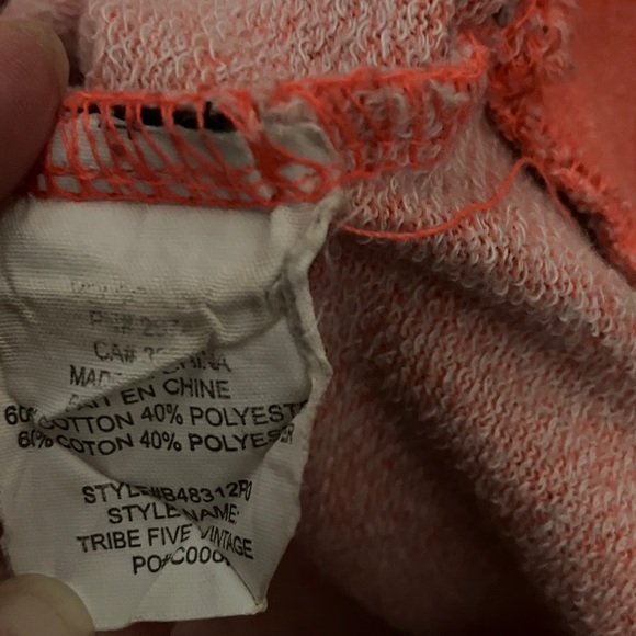 Volcom Terry hoodie bundle of 2, High low, drawstring, heather, kangaroo pocket - Picture 9 of 9